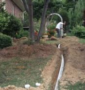 laying new delivery lines is one of the sprinkler repairs in Dallas that we do