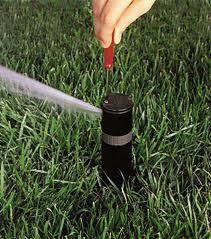 an irrigation repair in University Park specialist is making a seasonal adjustment